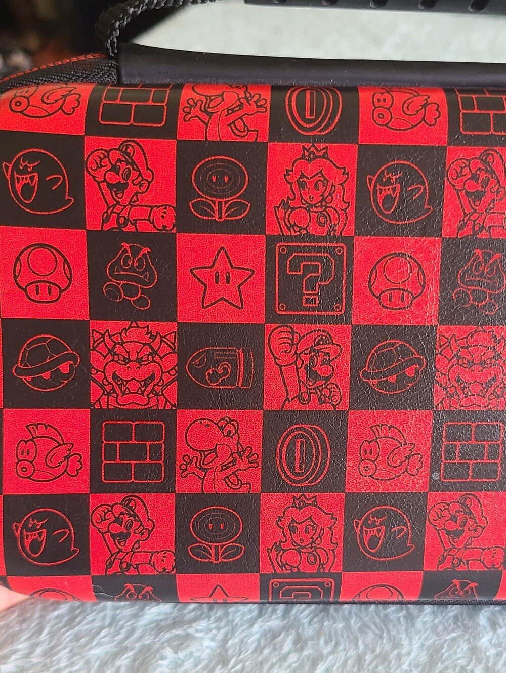 Nintendo Super Mario Red and Black Carry Case for Nintendo Switch - Picture 2 of 12